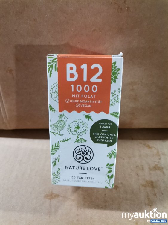 Artikel Nr. 662845 Artikel Nr. 662845: Nature love B12 1000 Mit Folat 180 Tabletten