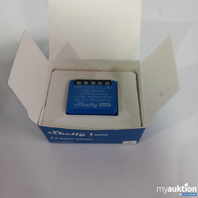 Artikel Nr. 821845 Artikel Nr. 821845: Shelly 1 Mini Gen3 8A Smart Switch