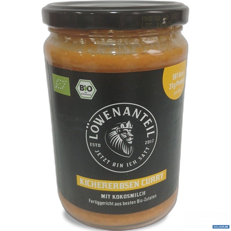 Artikel Nr. 984845 Artikel Nr. 984845: Löwenanteil Kichererbsen Curry 570g