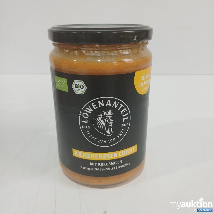 Artikel Nr. 984845 Artikel Nr. 984845: Löwenanteil Kichererbsen Curry 570g