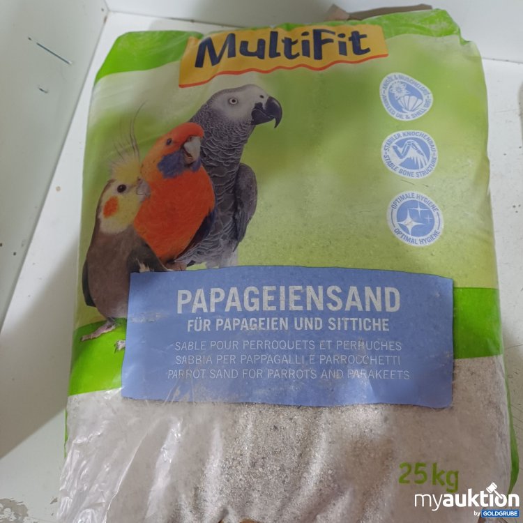 Artikel Nr. 988845: MultiFit Papageiensand für Papageien und Sittiche, 25kg