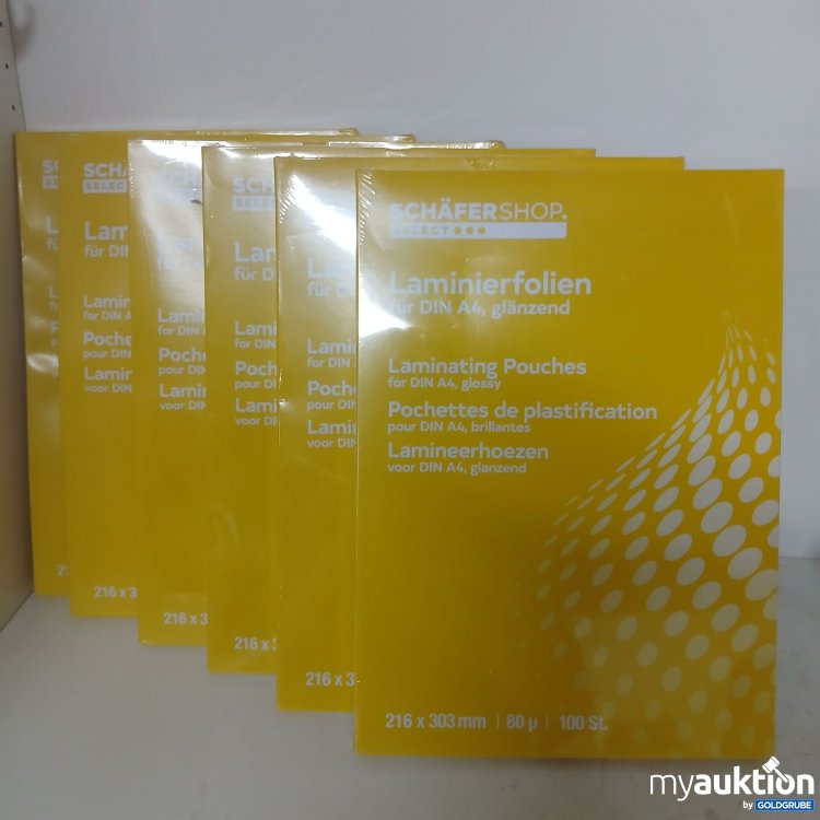 Artikel Nr. 397846: SchäferShop Laminierfolien A4 6er Pack 100 Blatt 