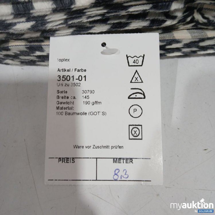 Artikel Nr. 441846: toptex Karostoff 3501-01 Breite 145 8,3m