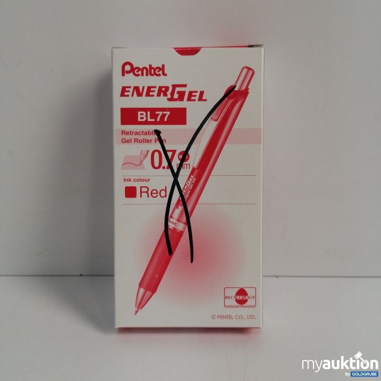 Artikel Nr. 442846: Pentel EnerGel BL77, 6x Rot, 6x Blau