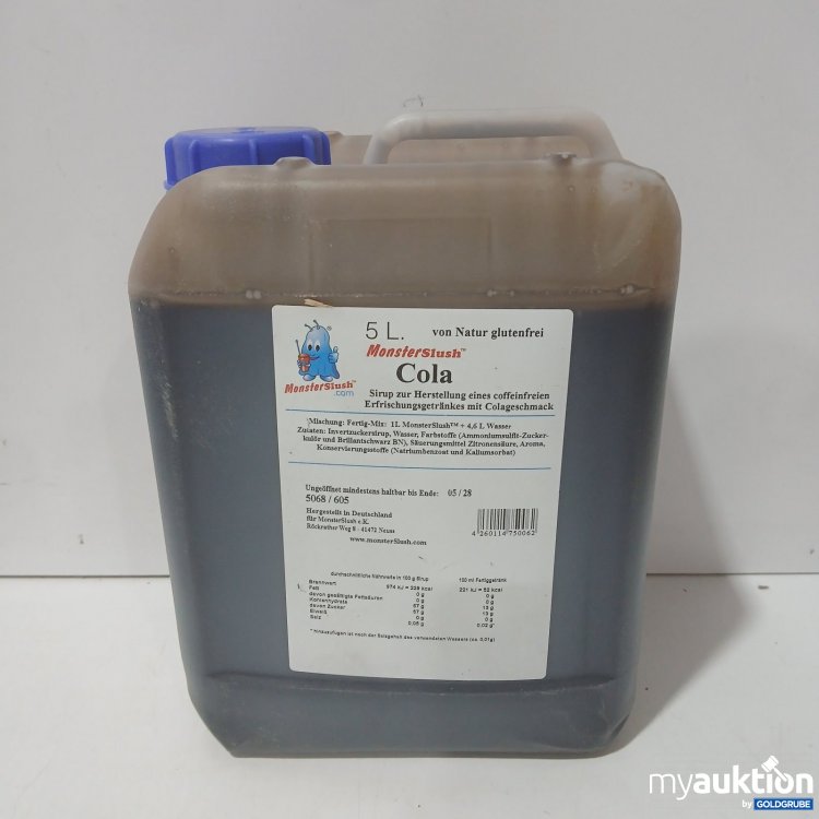 Artikel Nr. 443846 Artikel Nr. 443846: Monsterslush Cola Sirup 5L