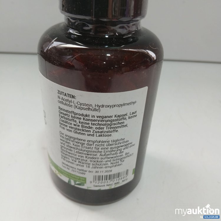 Artikel Nr. 444846: Sanuvit Nac 800mg 180Kapseln