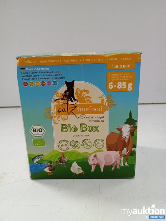 Artikel Nr. 465846: Katz finefood Bio Box Katzenfutter 6 x 85 g