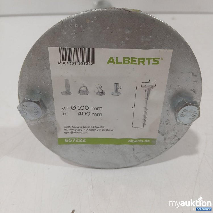 Artikel Nr. 471846 Artikel Nr. 471846: Alberts Erdanker Bodenhülse Ø 100 mm x 400 mm 657222
