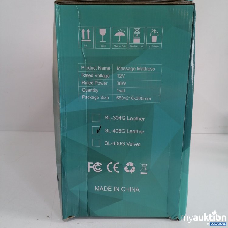 Artikel Nr. 832846: Homemassa Massage Mattress SL-406G Leather, 12V 36W, 650x210x360 mm