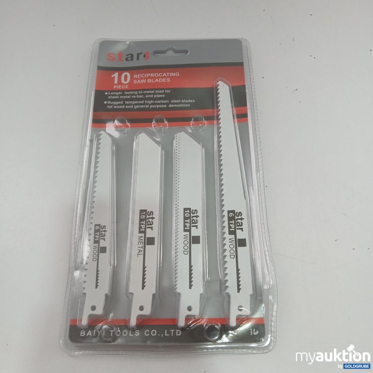 Artikel Nr. 839846: Star 10 Reciprocating Saw Blades 