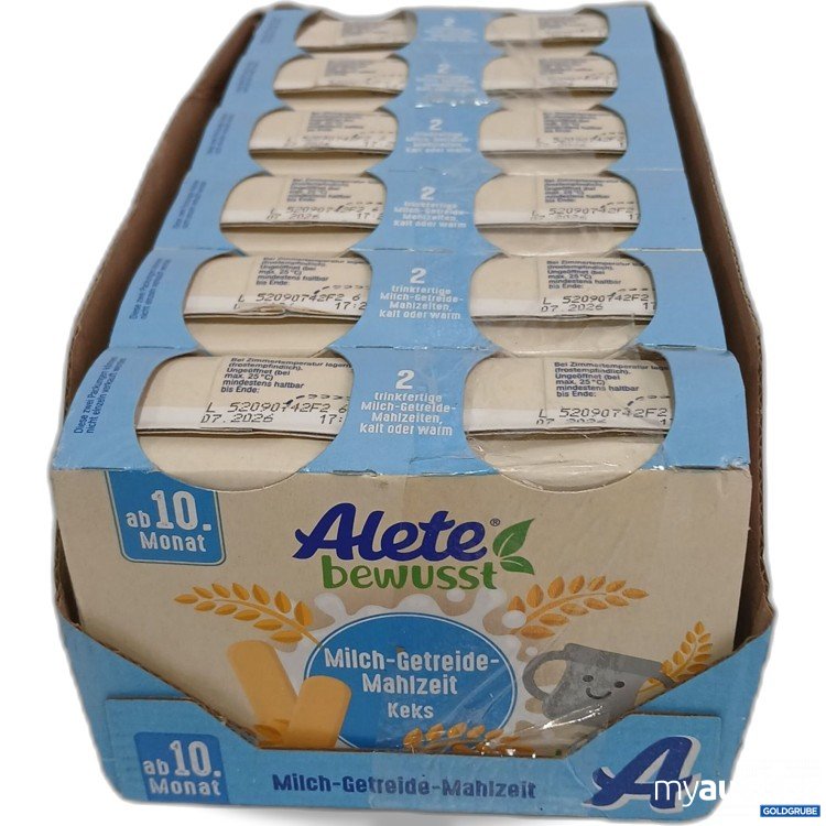 Artikel Nr. 889846: Alete Bewusst Milch Getreide Mahlzeit Keks ab. 10 Monat 12stk  