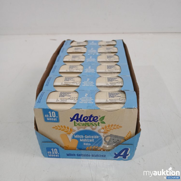 Artikel Nr. 889846: Alete Bewusst Milch Getreide Mahlzeit Keks ab. 10 Monat 12stk  