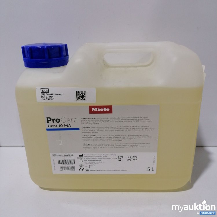 Artikel Nr. 890846: Miele ProCare Dent 10 MA 5L