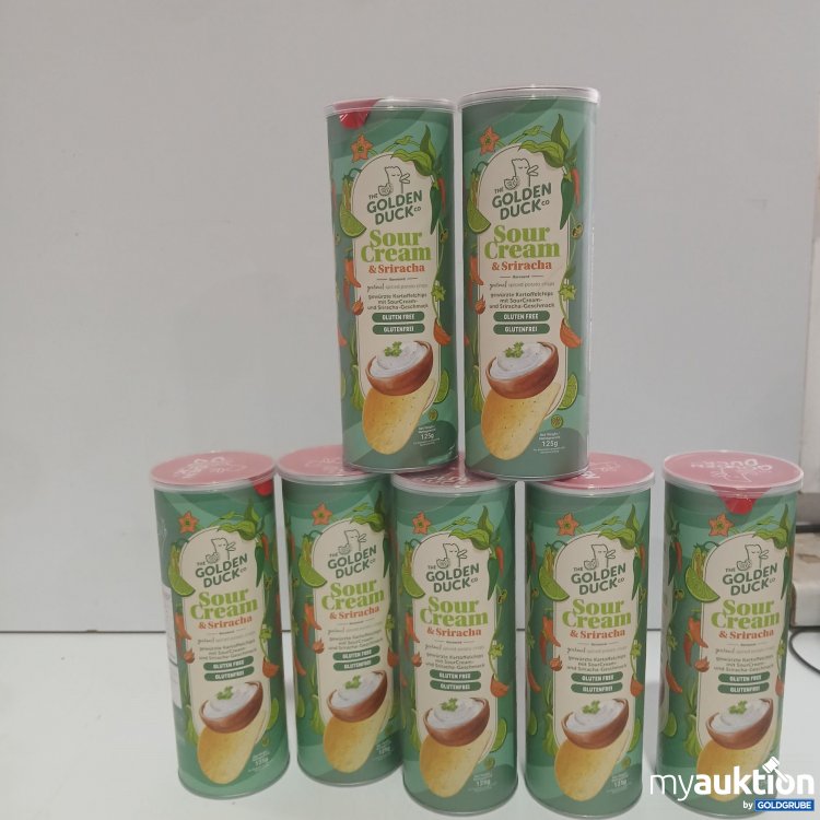 Artikel Nr. 921846: Golden Duck Sour Cream Chips 7x125g