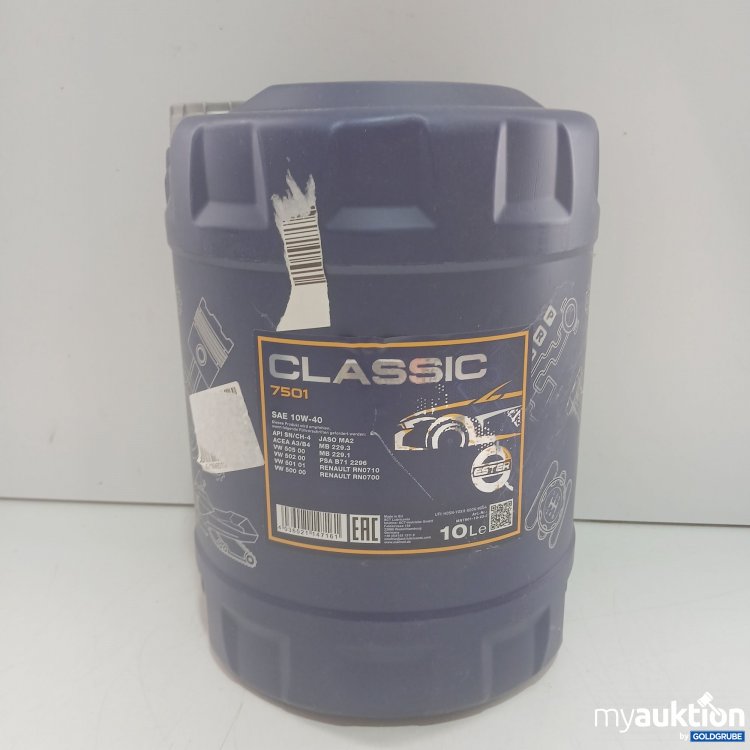 Artikel Nr. 461847: Classic 7501 SAE 10W-40. 10L