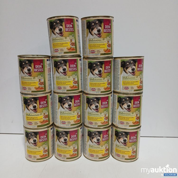 Artikel Nr. 462847: Dein Bestes Hundefutter Naturverliebt Huhn Kartoffel 14x800g
