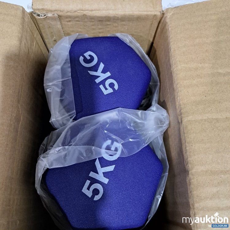 Artikel Nr. 815847: Amazon Basics Hanteln 5kg blau