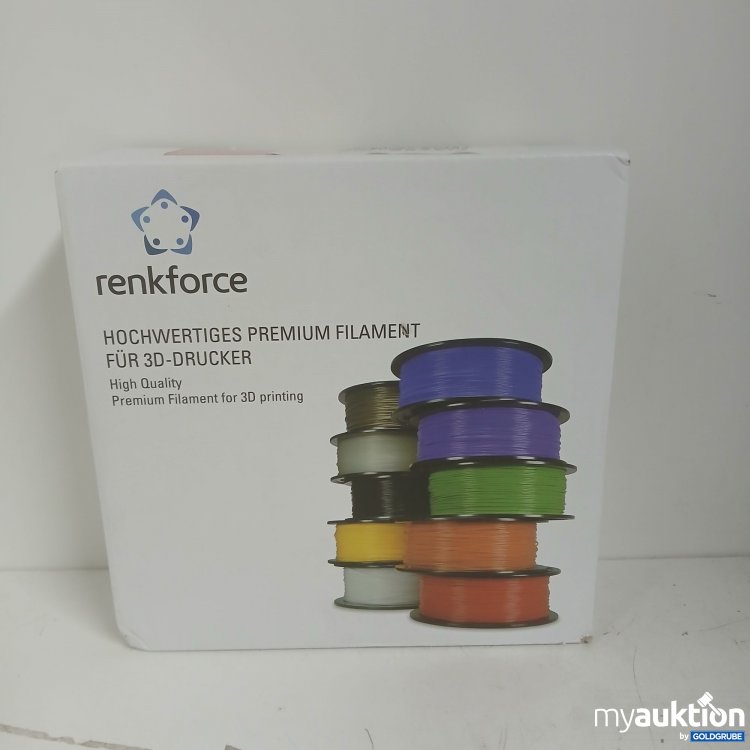 Artikel Nr. 874847: Renkforce Hochwertiges Premium Filament für 3D Drucker PLA Pro 1.75mm Blue 1kg