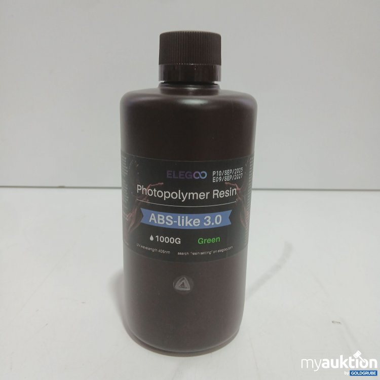 Artikel Nr. 980847 Artikel Nr. 980847: Elegoo Photopolymer Resin ABS-like 3.0 1000g Green