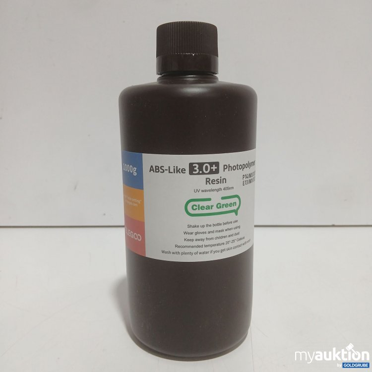 Artikel Nr. 993847 Artikel Nr. 993847: ABS Like 3.0+ Photopolymer Clear Green 1000g