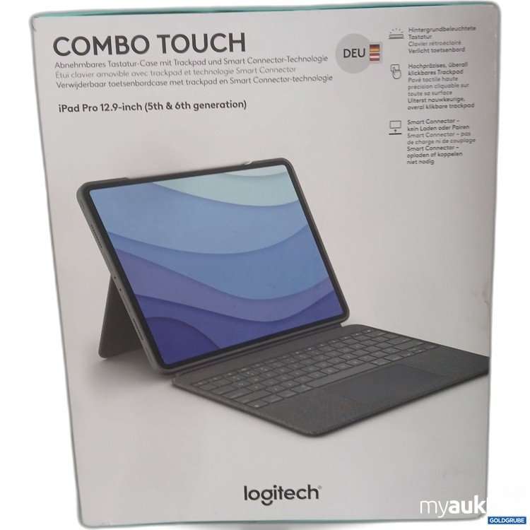Artikel Nr. 994847 Artikel Nr. 994847: Logitech Combo Touch Tastatur-Case Ipad Pro 12.9" 5,6 Generation