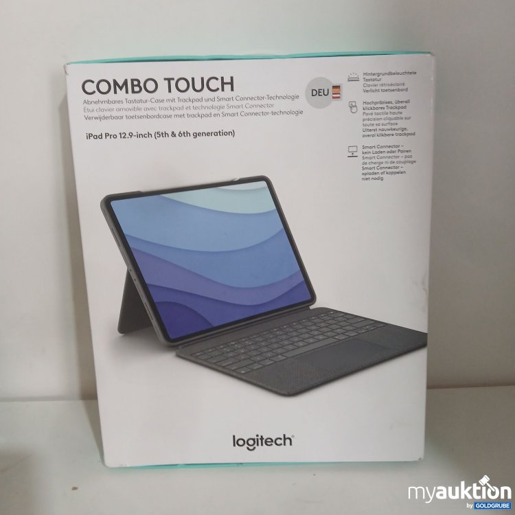 Artikel Nr. 994847 Artikel Nr. 994847: Logitech Combo Touch Tastatur-Case Ipad Pro 12.9" 5,6 Generation