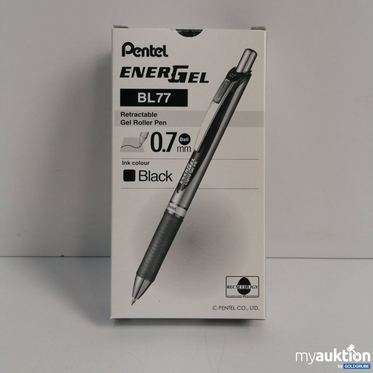 Artikel Nr. 442848: Pentel EnerGel BL77, 12x schwarz 