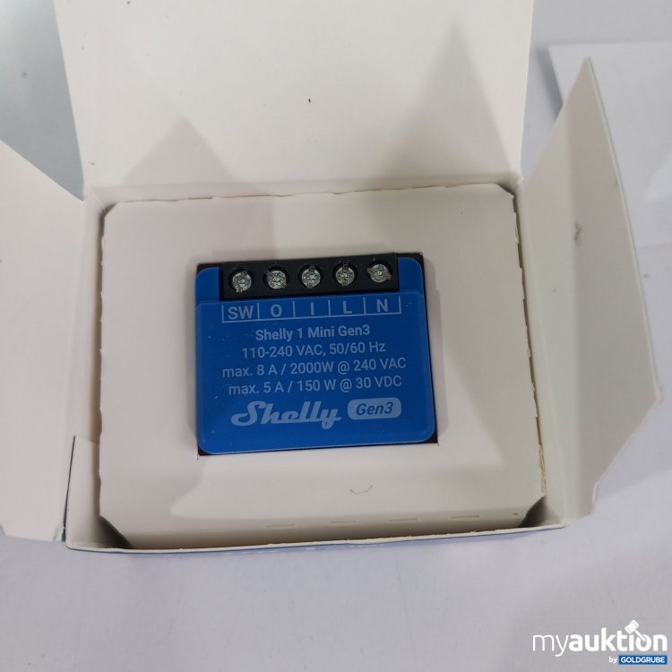 Artikel Nr. 821848 Artikel Nr. 821848: Shelly 1 Mini Gen3 8A Smart Switch