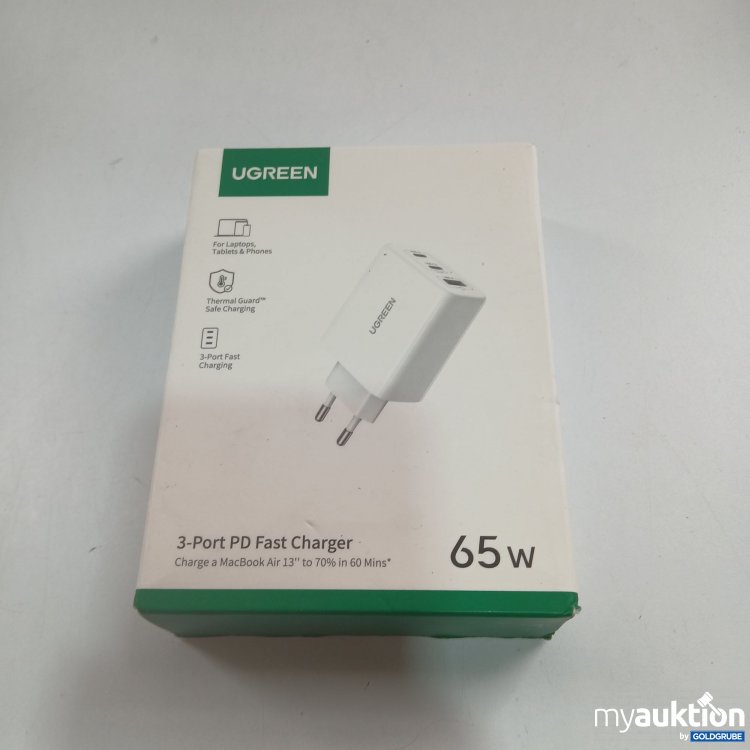 Artikel Nr. 826848: Ugreen 3-Port PD Fast Charger 65W 