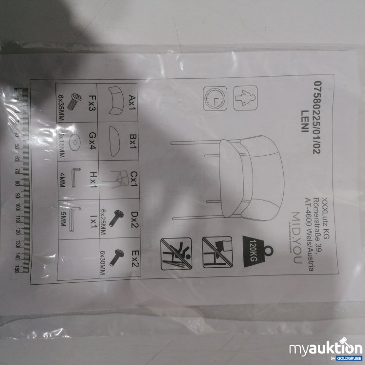 Artikel Nr. 898848: XXXLutz Stuhl Leni 07580225/01/02 2Stk 