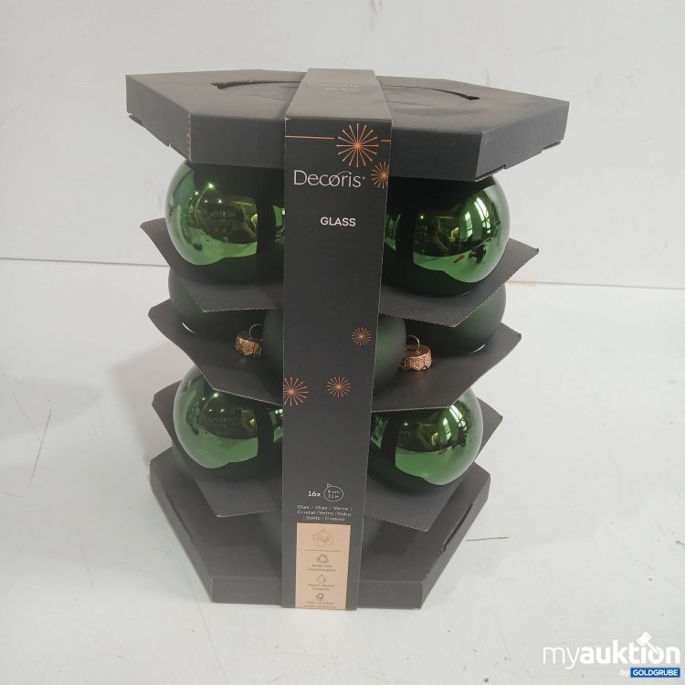 Artikel Nr. 939848: Decoris Glas Weihnachtskugeln 16x ø8cm 