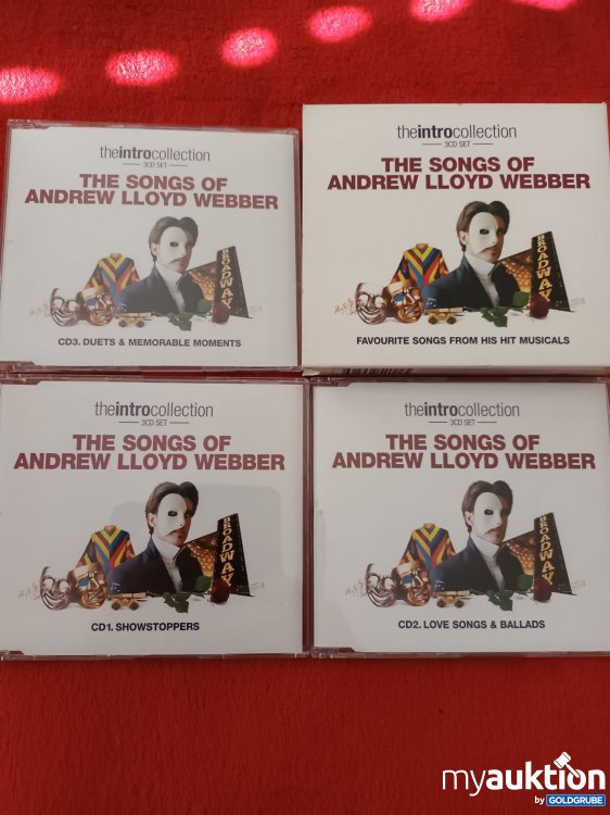 Artikel Nr. 940848 Artikel Nr. 940848: 3fach CD, The Songs of Andrew Lloyd Webber
