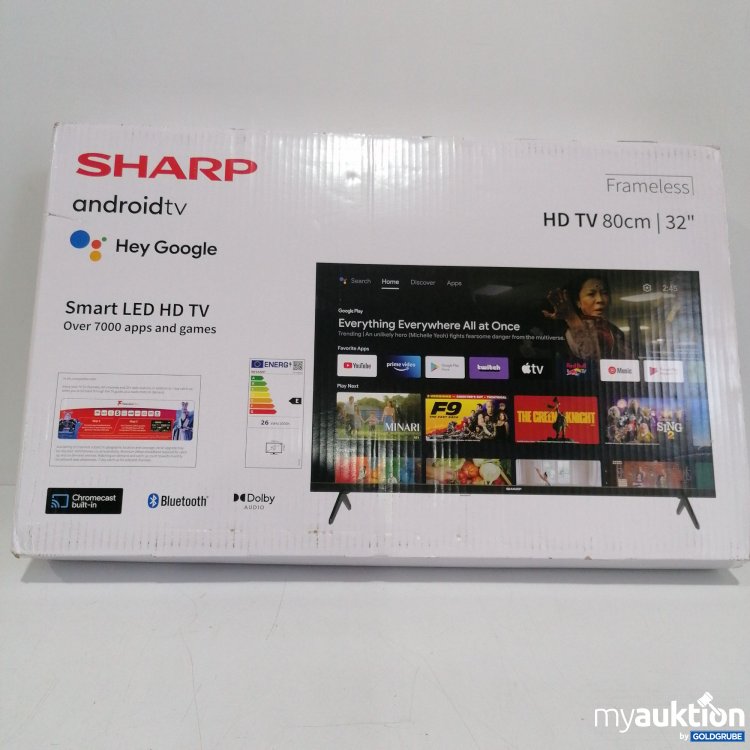 Artikel Nr. 399849 Artikel Nr. 399849: Sharp Frameless HD TV Android Tv 80cm, 32"
