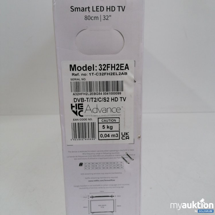 Artikel Nr. 399849 Artikel Nr. 399849: Sharp Frameless HD TV Android Tv 80cm, 32"