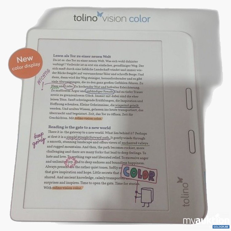 Artikel Nr. 443849 Artikel Nr. 443849: tolino vision color eBook Reader 7 Zoll 32 g B