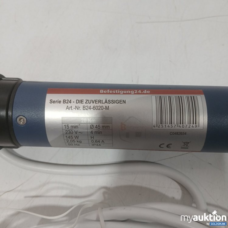 Artikel Nr. 471849: B24-6020-M Rohrmotor Serie B24 45 mm Ø