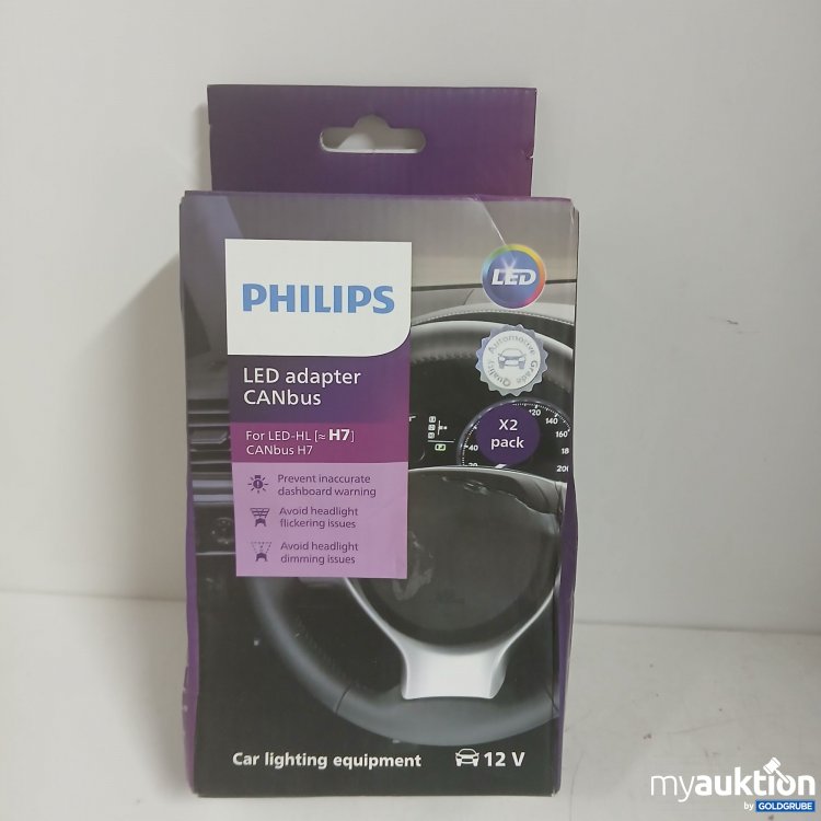 Artikel Nr. 874849: Philips LED adapter CANbus 12V H7 
