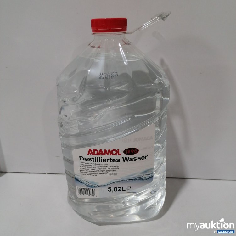 Artikel Nr. 890849: Adamol Destilliertes Wasser 5,02L 