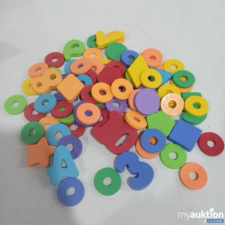 Artikel Nr. 962849: Diverse Holz Muster/Zahlen für Kinder 