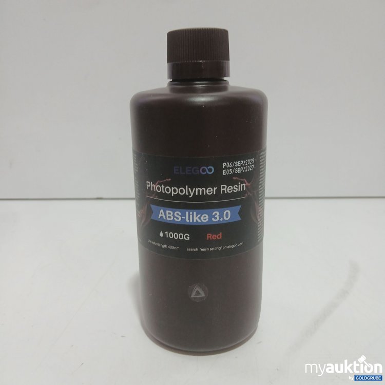 Artikel Nr. 980849 Artikel Nr. 980849: Elegoo Photopolymer Resin ABS-like 3.0 1000g Red