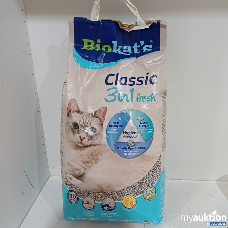 Artikel Nr. 988849: Biokat's Classic 3in1 Fresh Katzenstreu, 10L