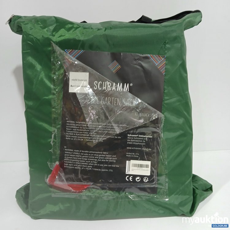 Artikel Nr. 436850 Artikel Nr. 436850: Schramm 272L Garten Sack 10Stk