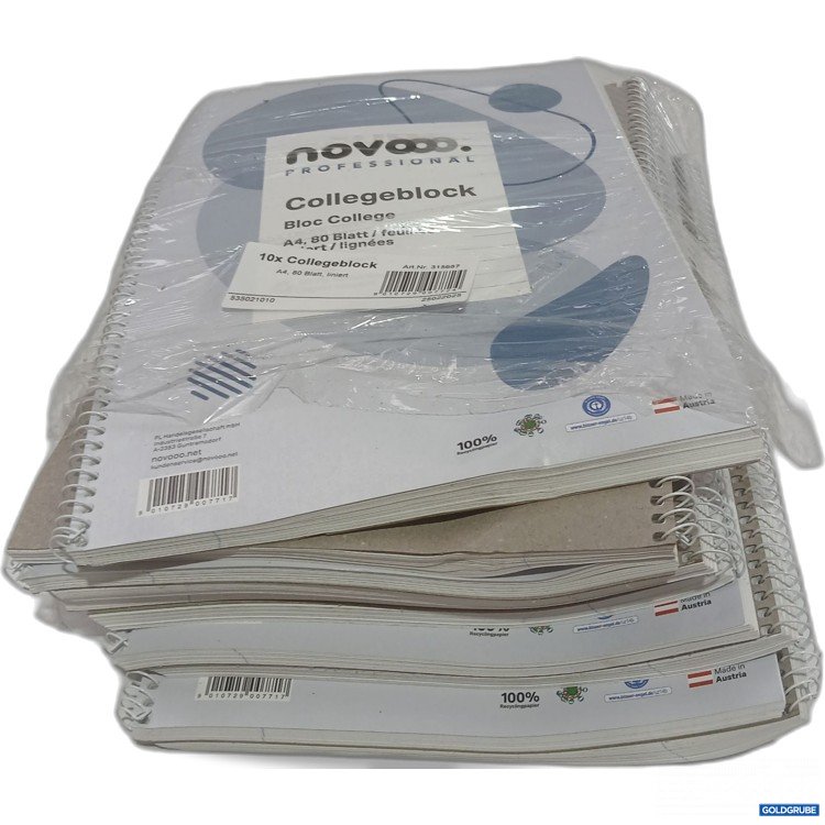 Artikel Nr. 985850: Novoo Collegeblock A4 10x80 Blatt  Liniert 