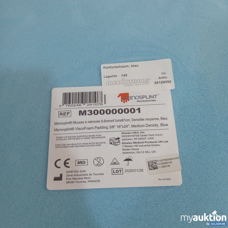 Artikel Nr. 464851 Artikel Nr. 464851: Manosplint ViscoFoam Padding 16x24