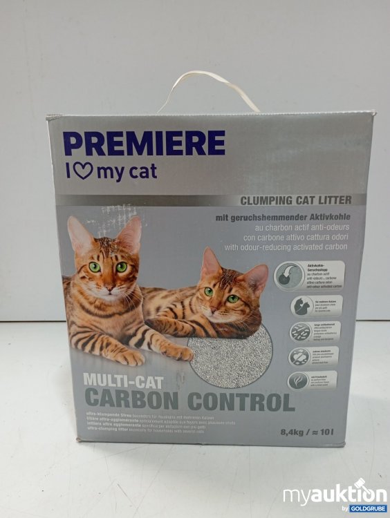 Artikel Nr. 465851 Artikel Nr. 465851: Premiere Multi-Cat Carbon Control Katzenstreu 8,4 Kg