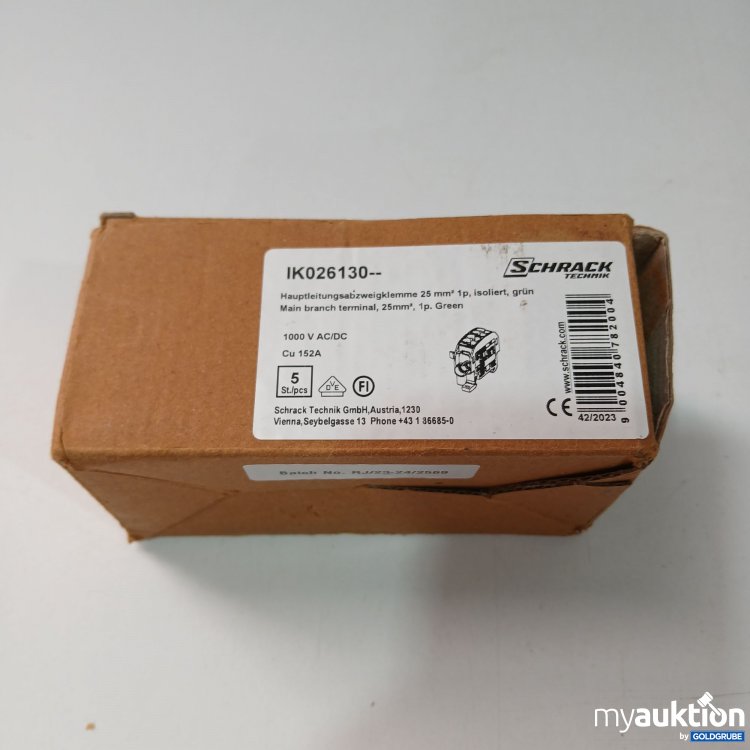 Artikel Nr. 516851 Artikel Nr. 516851: Schrank Hauptleitungsabzweigklemme 25mm² IK026130 5stk