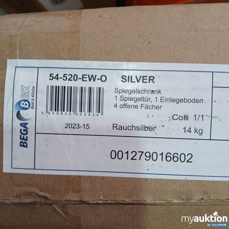 Artikel Nr. 810851: Bega BBK Silver Spiegelschrank 82315