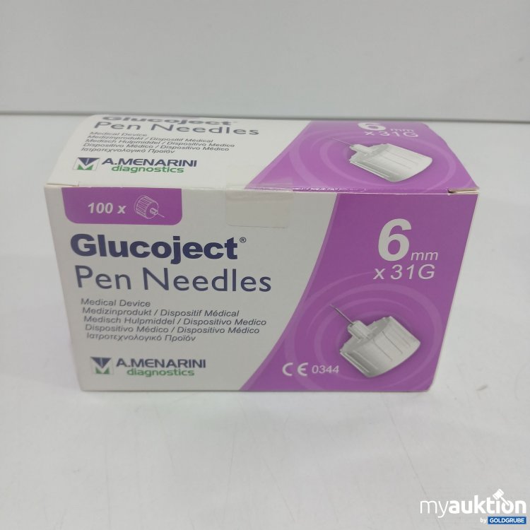 Artikel Nr. 818851 Artikel Nr. 818851: Glucoject Pen Needles 6mm x31G