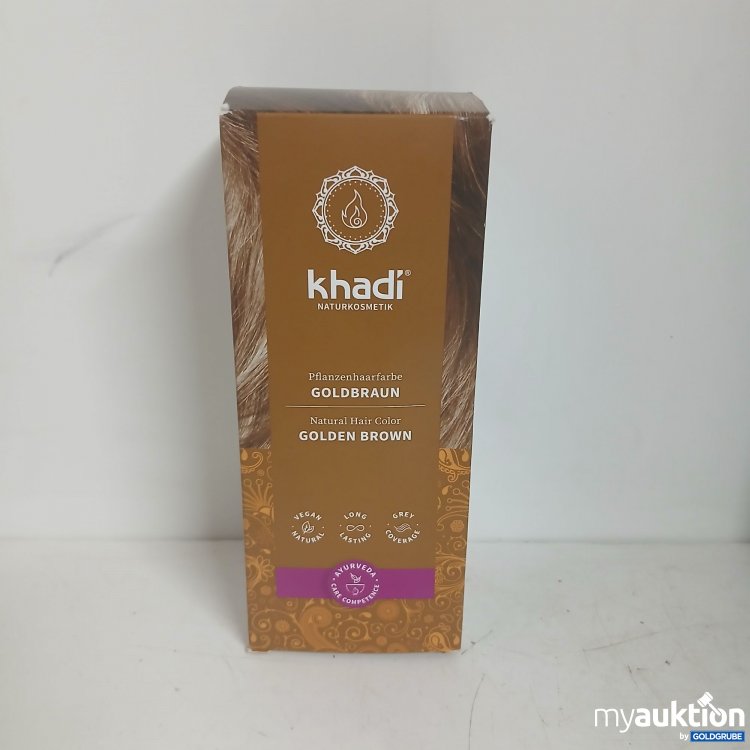 Artikel Nr. 827851 Artikel Nr. 827851: Khadi Pflanzenhaarfarbe Goldbraun 100g