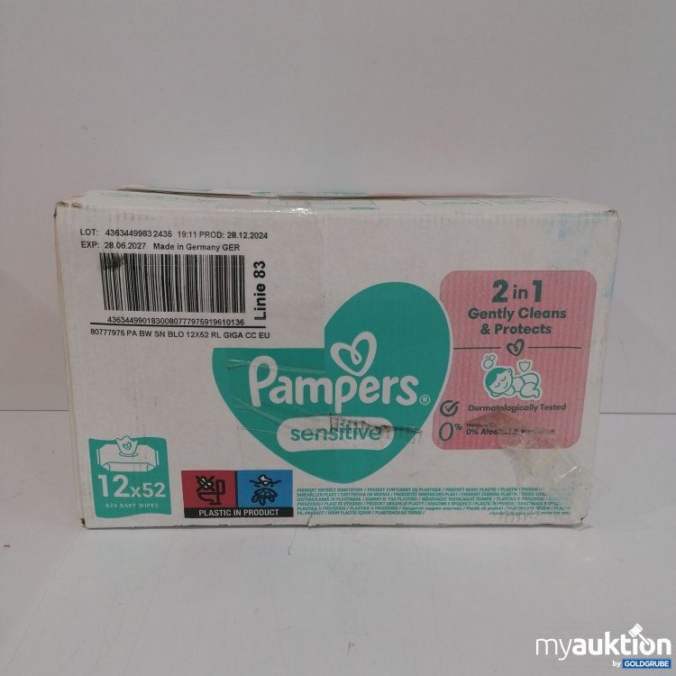 Artikel Nr. 835851: Pampers Sensitive Feuchttücher 12x52